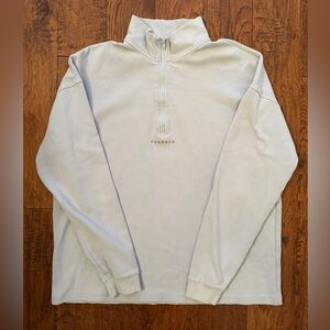 YoungLA 545 Cloud Quarter Zip Long Sleeve Pullover Mens Size Large